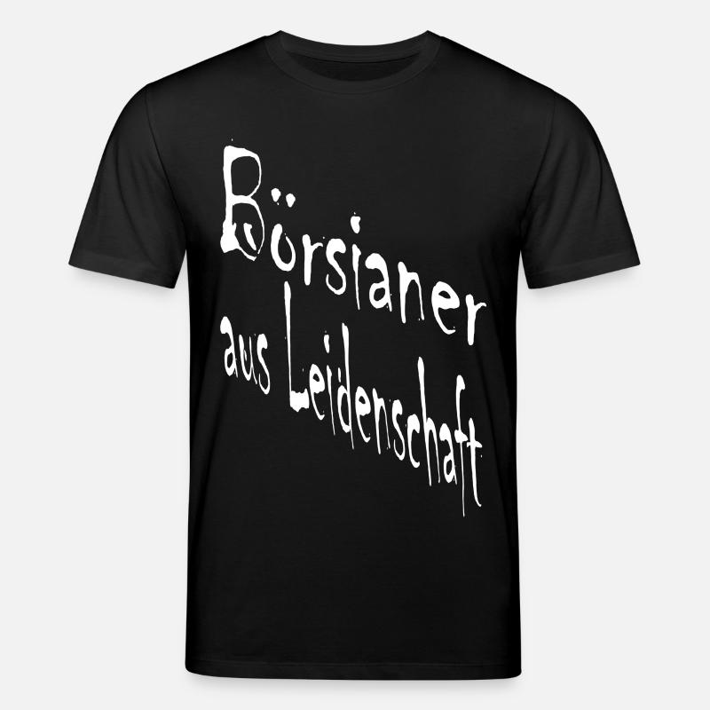 Traders passionnés de la bourse - T-shirt bio CREATOR Stanley/Stella Unisexe - noir