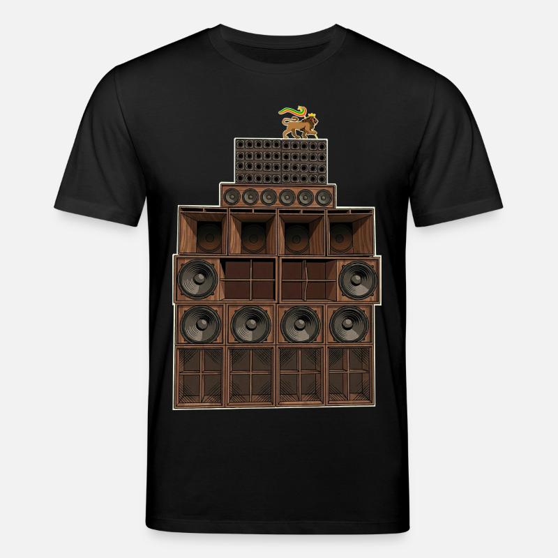Système sonore reggae - T-shirt bio CREATOR Stanley/Stella Unisexe - noir