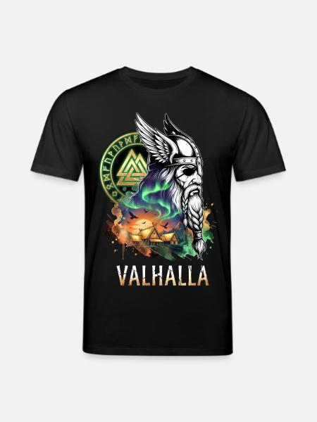 Odin Valhalla Wikinger - Stanley/Stella Unisex Bio-T-Shirt CREATOR  - Schwarz
