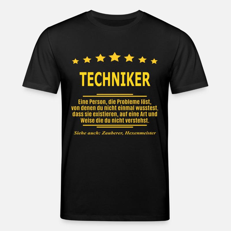 TECHNIKER - Stanley/Stella Unisex Bio-T-Shirt CREATOR  - Schwarz