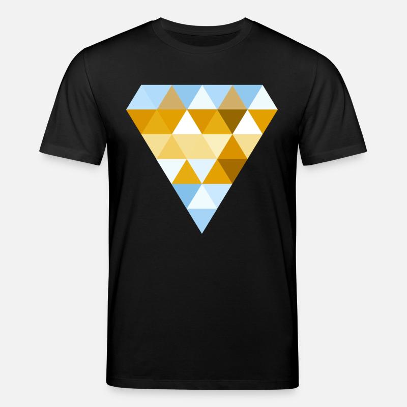 Caramel Diamond - Stanley/Stella Unisex Bio-T-Shirt CREATOR  - Schwarz