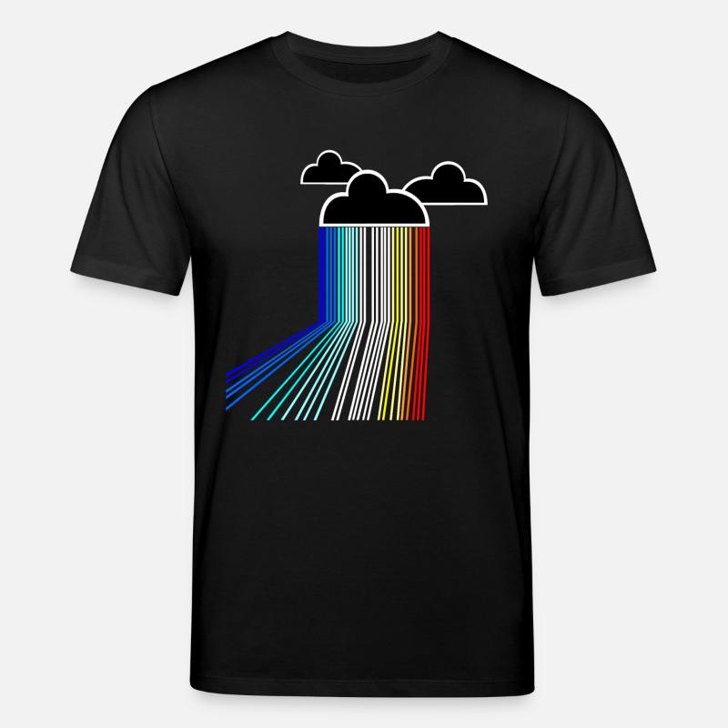 rainbow cloud - T-shirt bio CREATOR Stanley/Stella Unisexe - noir