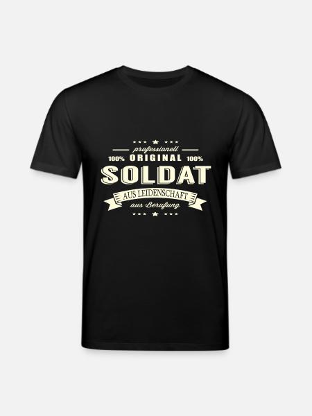 Soldat aus Leidenschaft - Stanley/Stella Unisex Bio-T-Shirt CREATOR  - Schwarz