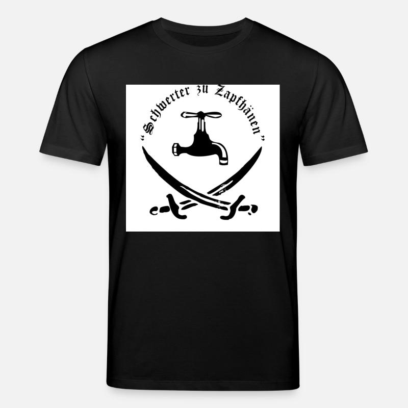 Schwerter zu Zapfhähnen - Stanley/Stella Unisex Bio-T-Shirt CREATOR - Schwarz