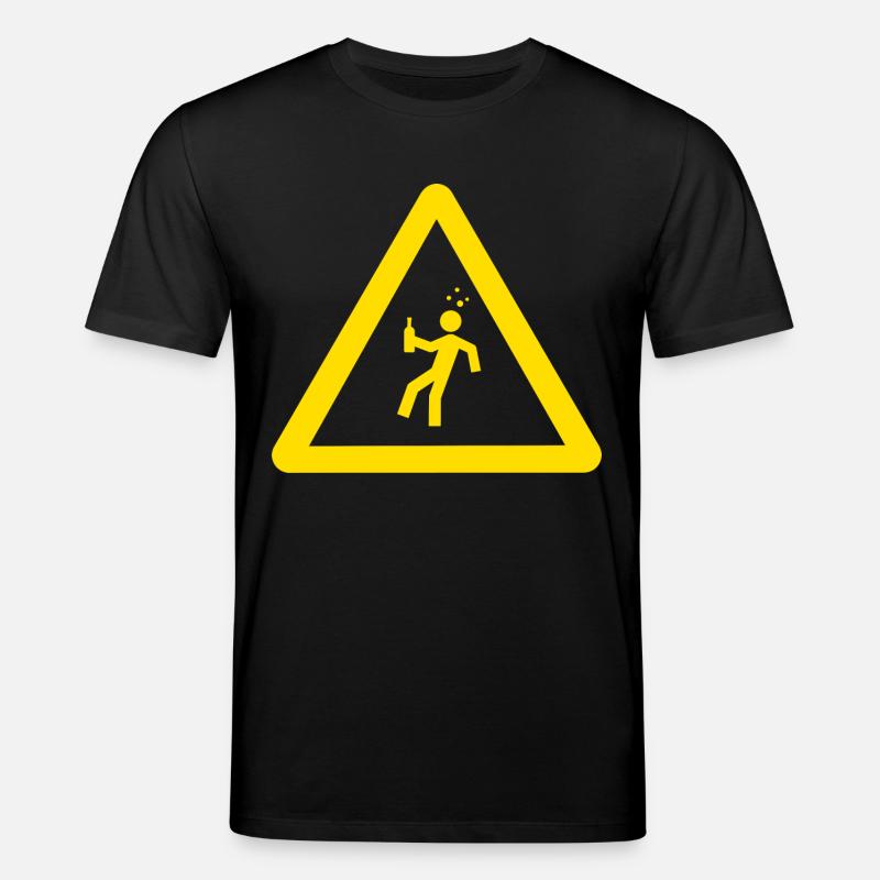 Vorsicht Trinker - Stanley/Stella Unisex Bio-T-Shirt CREATOR  - Schwarz