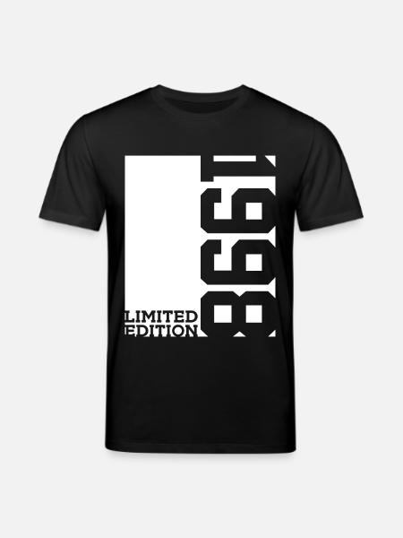 28TH BIRTHDAY LIMITED EDITION 1998 - Stanley/Stella CREATOR Unisex Organic T-Shirt - black