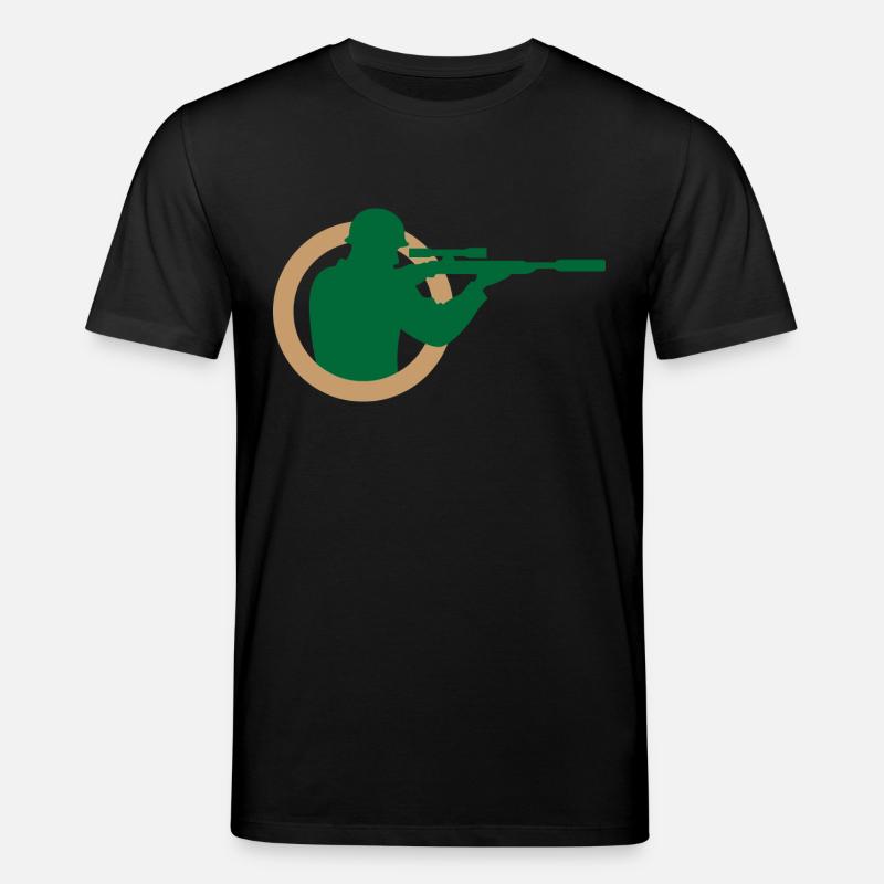 Ein Scharfschütze - Stanley/Stella Unisex Bio-T-Shirt CREATOR  - Schwarz