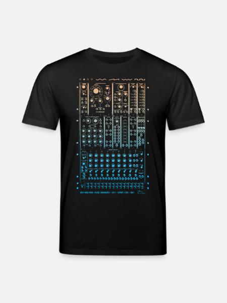 Modular Synth - Stanley/Stella CREATOR Unisex Organic T-Shirt - black
