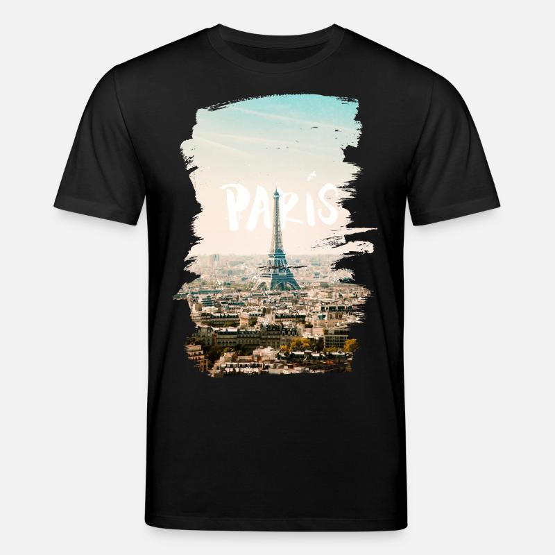 Paris - T-shirt bio CREATOR Stanley/Stella Unisexe - noir