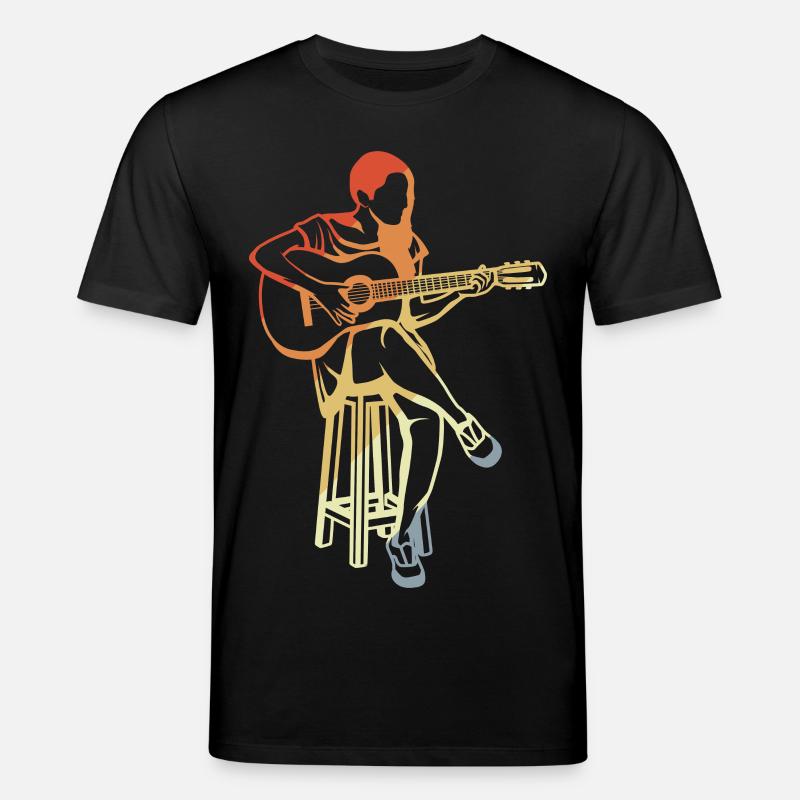 Guitariste - T-shirt bio CREATOR Stanley/Stella Unisexe - noir