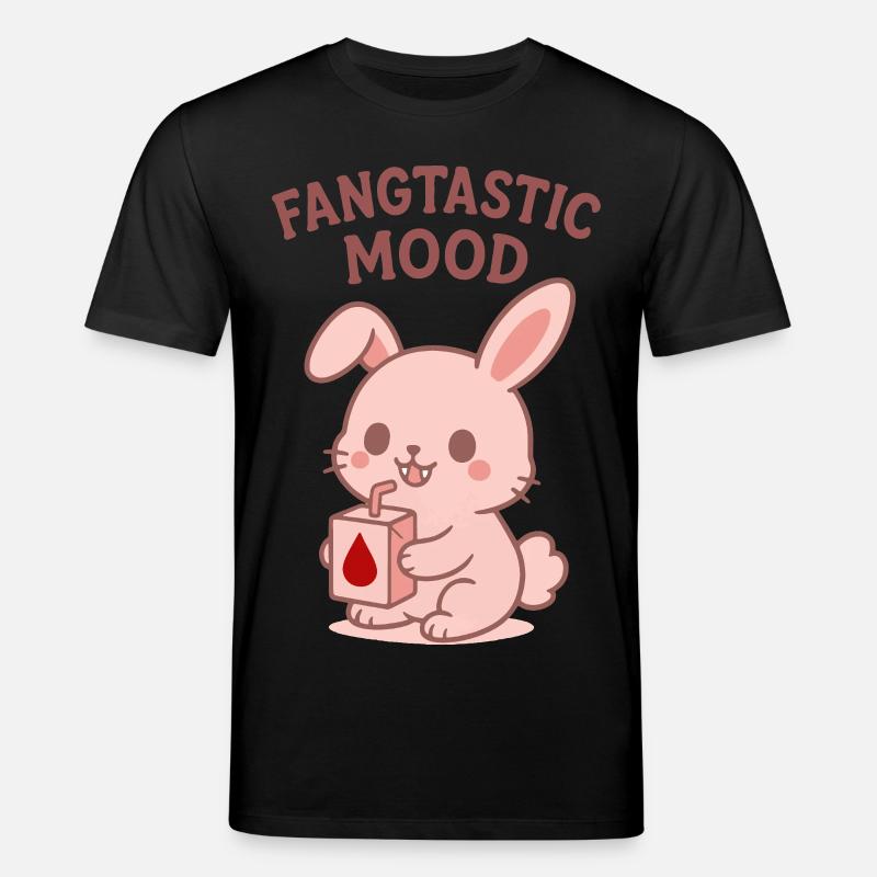 Fangtastic Mood Bunny - Stanley/Stella Unisex Bio-T-Shirt CREATOR  - Schwarz