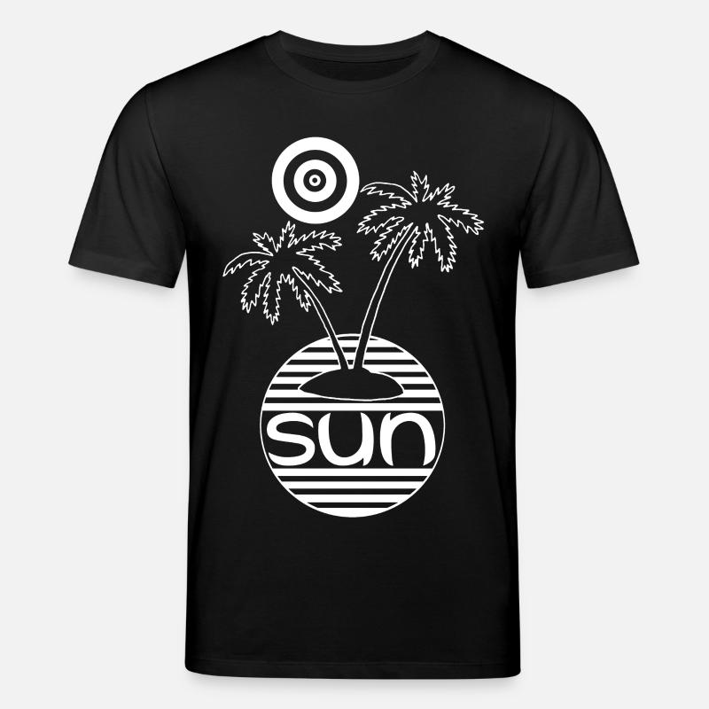 Le paradis au soleil (blanc) - T-shirt bio CREATOR Stanley/Stella Unisexe - noir