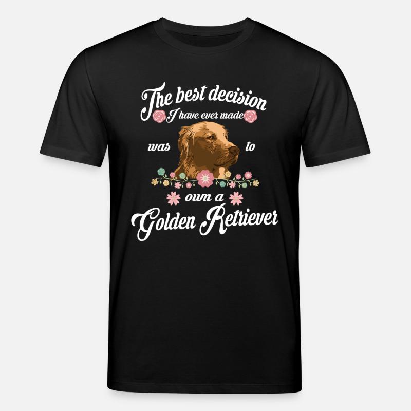 golden Retriever - T-shirt bio CREATOR Stanley/Stella Unisexe - noir