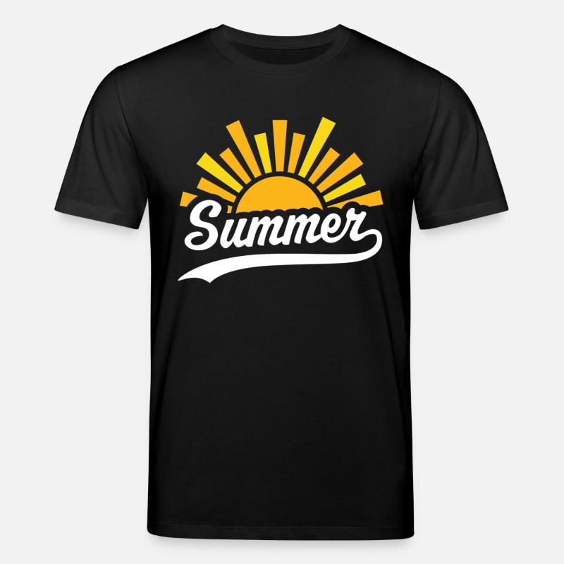 Soleil d’été - T-shirt bio CREATOR Stanley/Stella Unisexe - noir