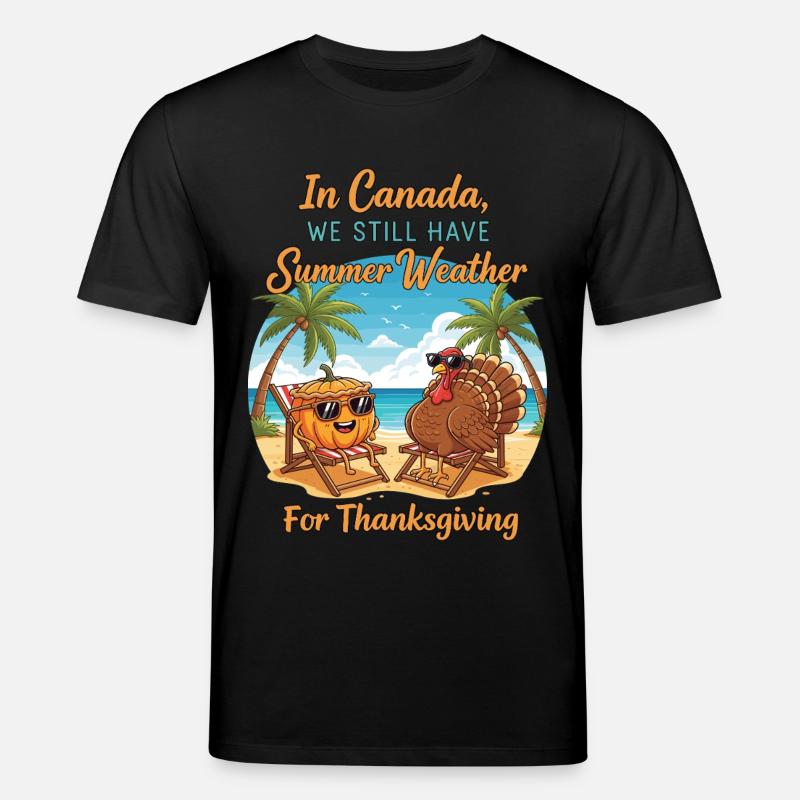 L’été au Canada - T-shirt bio CREATOR Stanley/Stella Unisexe - noir