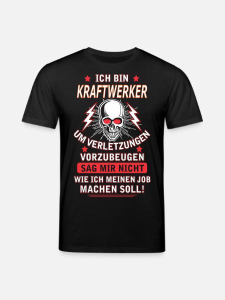 KRAFTWERKER - Stanley/Stella Unisex Bio-T-Shirt CREATOR - Schwarz