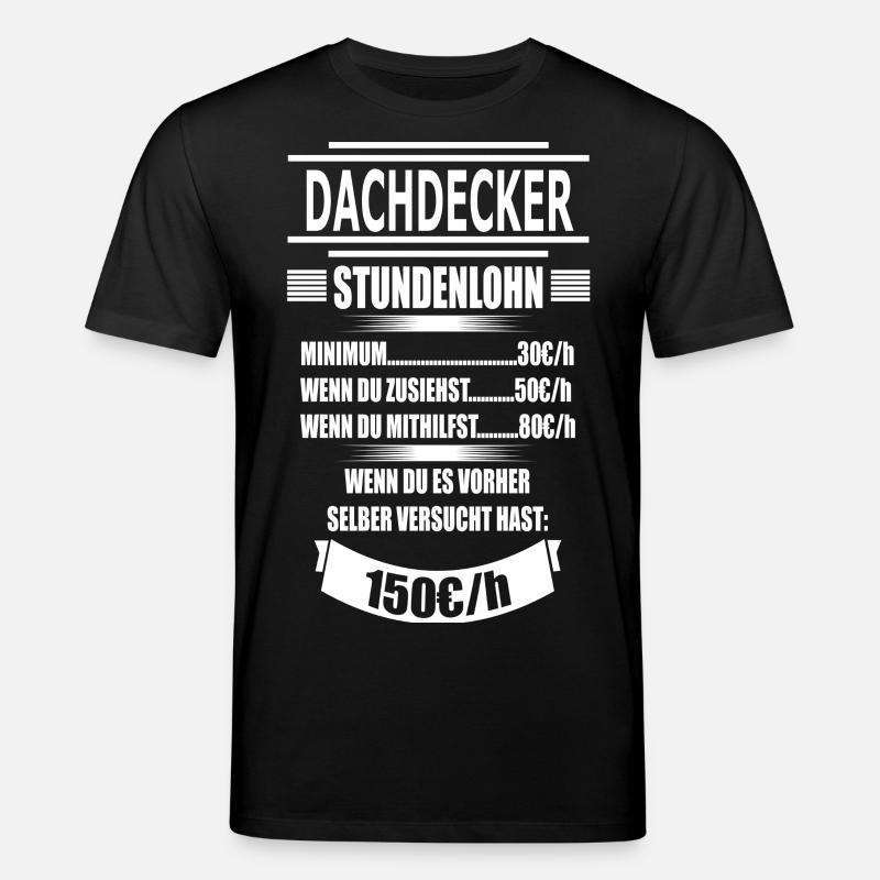 DACHDECKER - Stanley/Stella Unisex Bio-T-Shirt CREATOR  - Schwarz