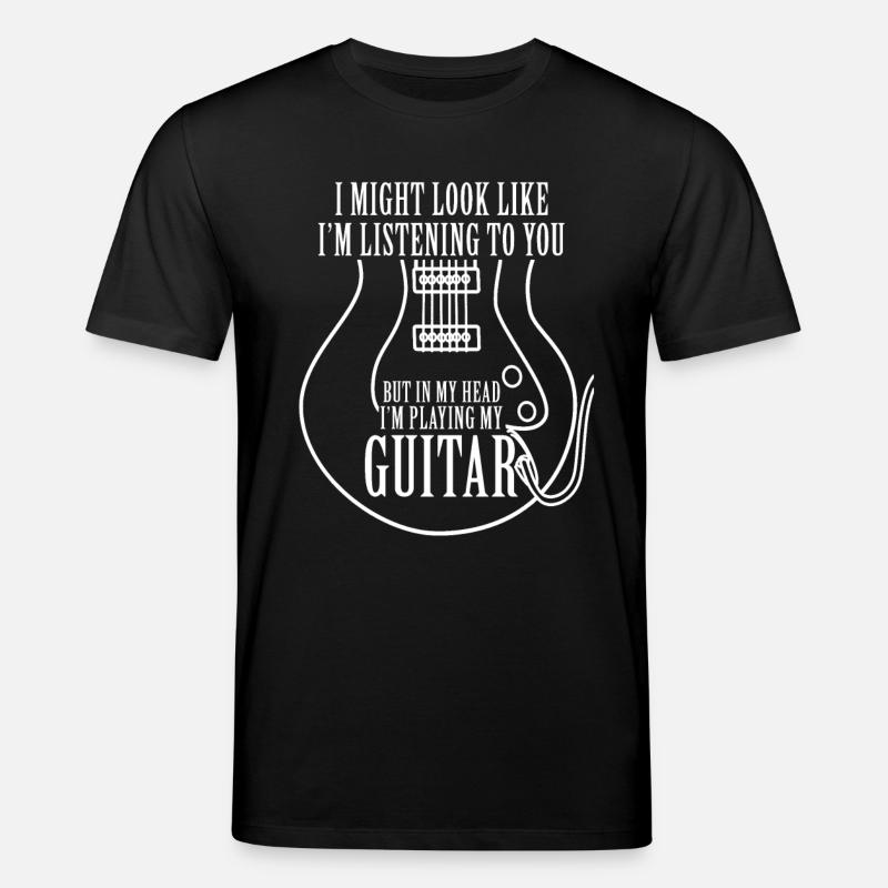 guitar - Stanley/Stella CREATOR Unisex Organic T-Shirt - black
