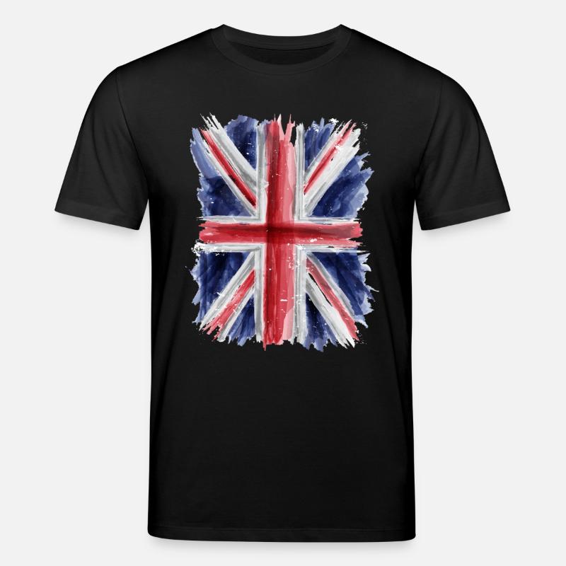 Britische Flagge - Stanley/Stella Unisex Bio-T-Shirt CREATOR  - Schwarz