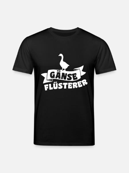 Gänse Flüsterer - Stanley/Stella Unisex Bio-T-Shirt CREATOR - Schwarz