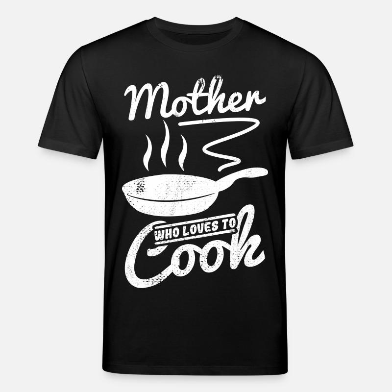 Mutter die gerne kocht - Stanley/Stella Unisex Bio-T-Shirt CREATOR - Schwarz