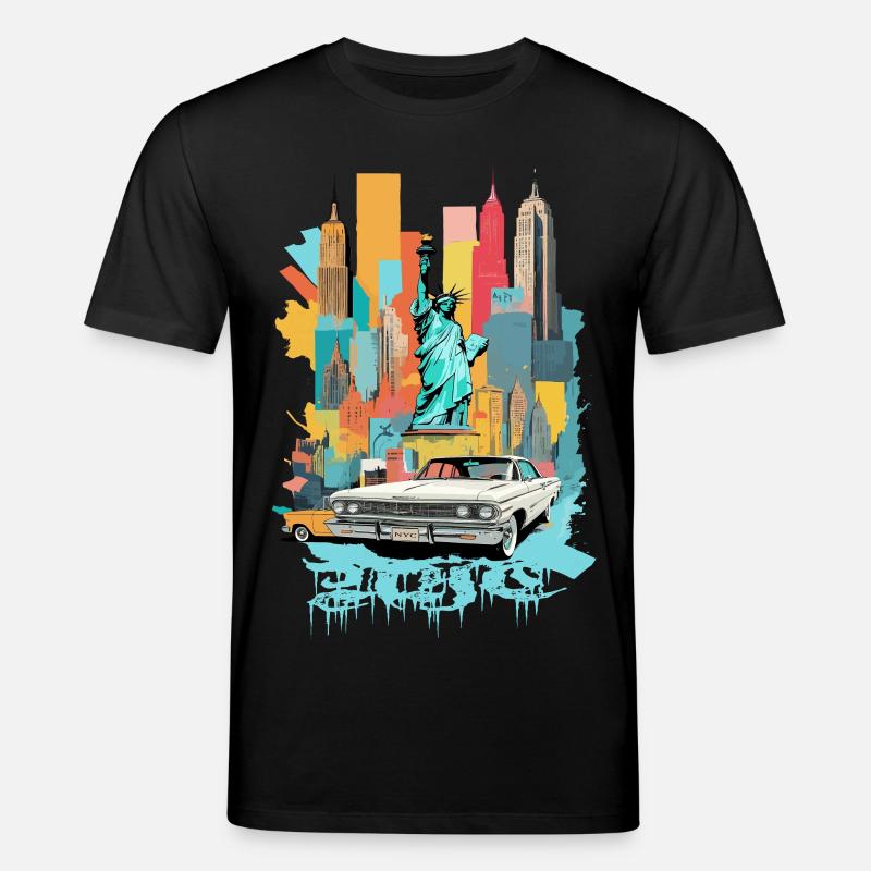 Ville de New York - T-shirt bio CREATOR Stanley/Stella Unisexe - noir