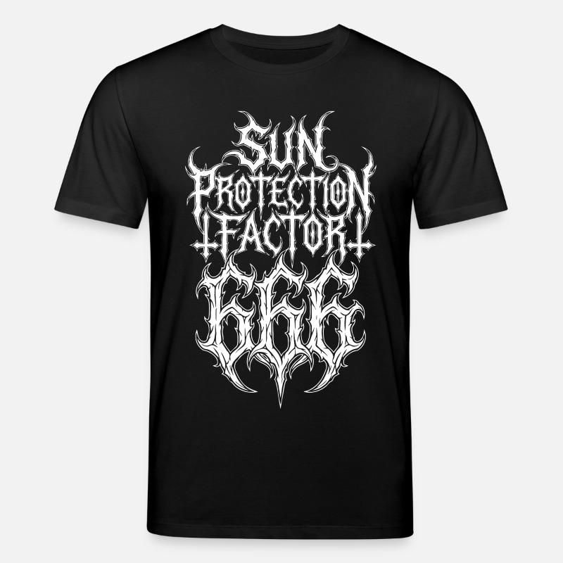 Sun Protection Factor 666 - Stanley/Stella CREATOR Unisex Organic T-Shirt - black
