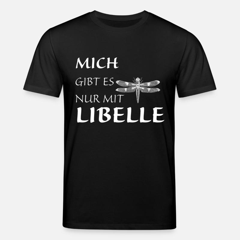 Nur mit Libelle - Stanley/Stella Unisex Bio-T-Shirt CREATOR  - Schwarz