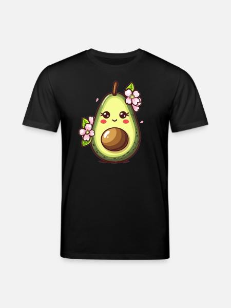 Aesthetic Avocado Fruit - Stanley/Stella CREATOR Unisex Organic T-Shirt - black