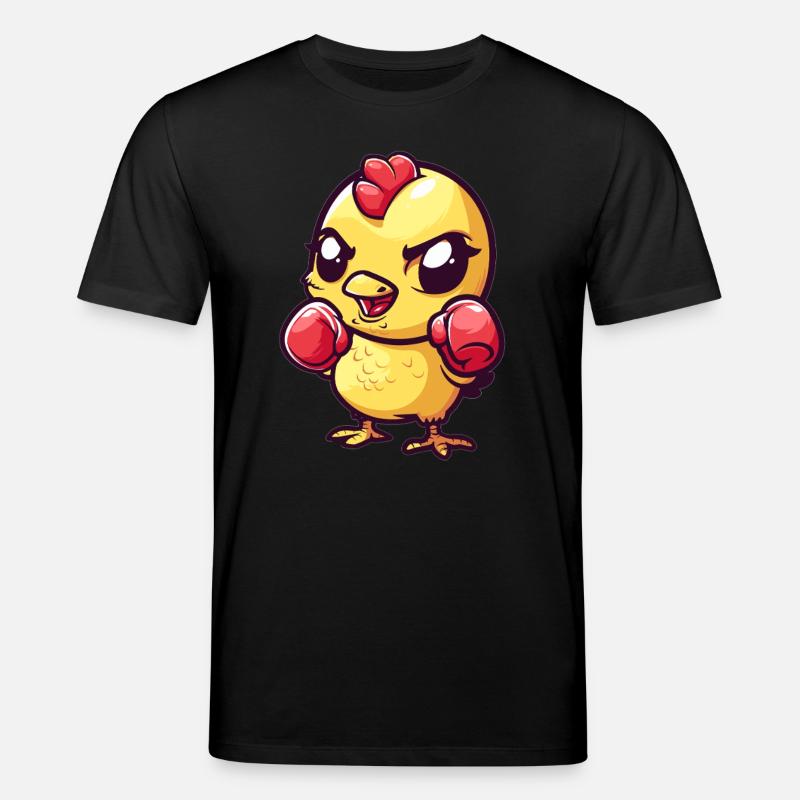 Mignon poussin de boxe - T-shirt bio CREATOR Stanley/Stella Unisexe - noir