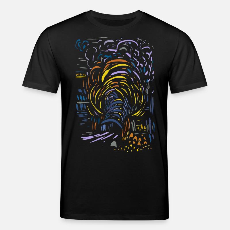 Abstrait - T-shirt bio CREATOR Stanley/Stella Unisexe - noir