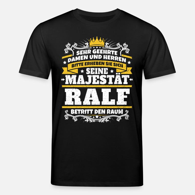 Sa Majesté Ralf - T-shirt bio CREATOR Stanley/Stella Unisexe - noir