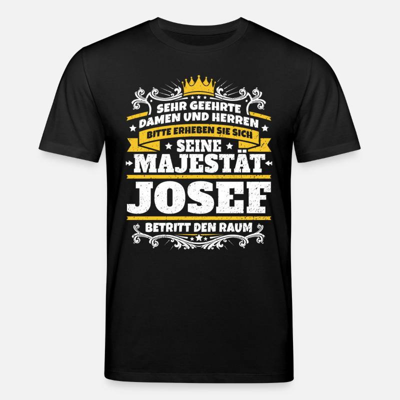 Sa Majesté Josef - T-shirt bio CREATOR Stanley/Stella Unisexe - noir