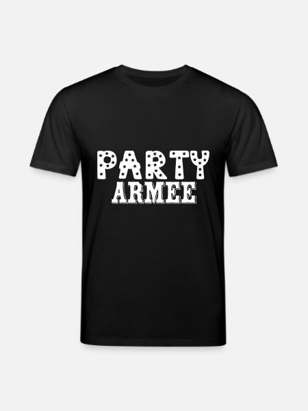 Party Army nice cool gift - Stanley/Stella CREATOR Unisex Organic T-Shirt - black