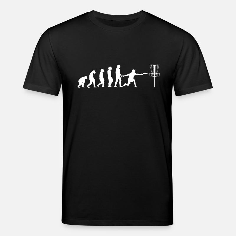 Disc Golf Evolution - Stanley/Stella CREATOR Unisex Organic T-Shirt - black