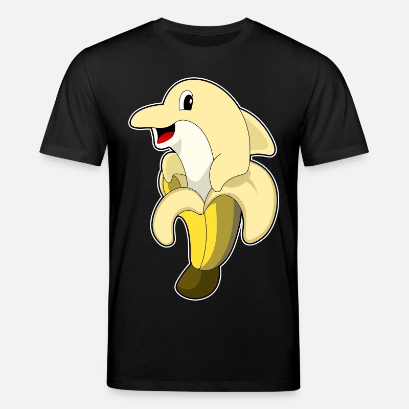 Dolphin Banane - T-shirt bio CREATOR Stanley/Stella Unisexe - noir
