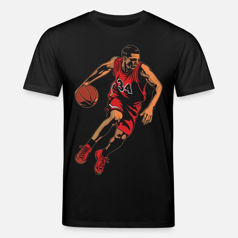 Graphiques de basketteur - T-shirt bio CREATOR Stanley/Stella Unisexe - noir