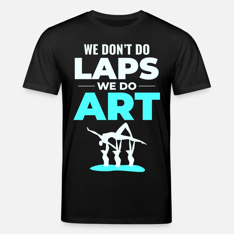 Dance Acrobat Illustration Synchronized Swimming - Stanley/Stella CREATOR Unisex Organic T-Shirt - black