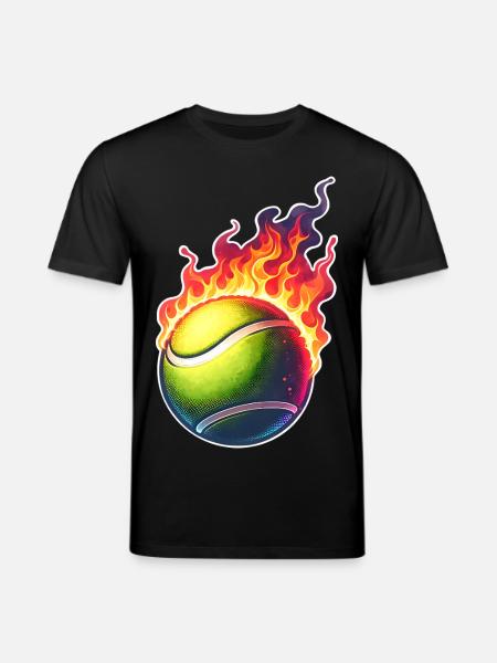 Tennis - Stanley/Stella CREATOR Unisex Organic T-Shirt - black
