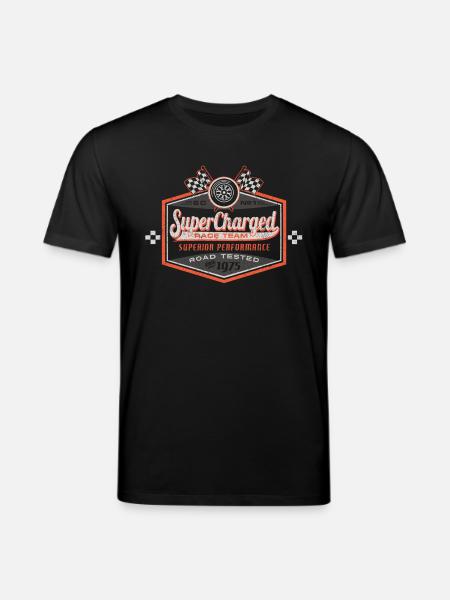 Super Charged - Stanley/Stella CREATOR Unisex Organic T-Shirt - black