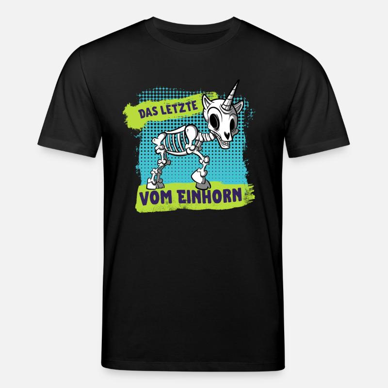 Das letzte vom Einhorn - Stanley/Stella Unisex Bio-T-Shirt CREATOR - Schwarz