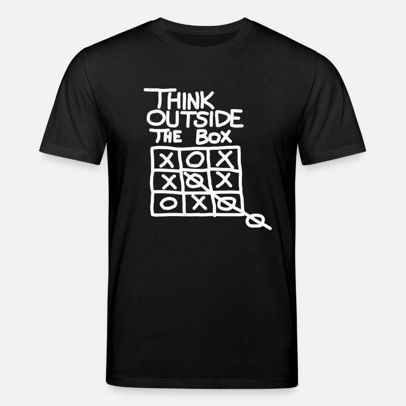 Think outside the box - Stanley/Stella CREATOR Unisex Organic T-Shirt - black