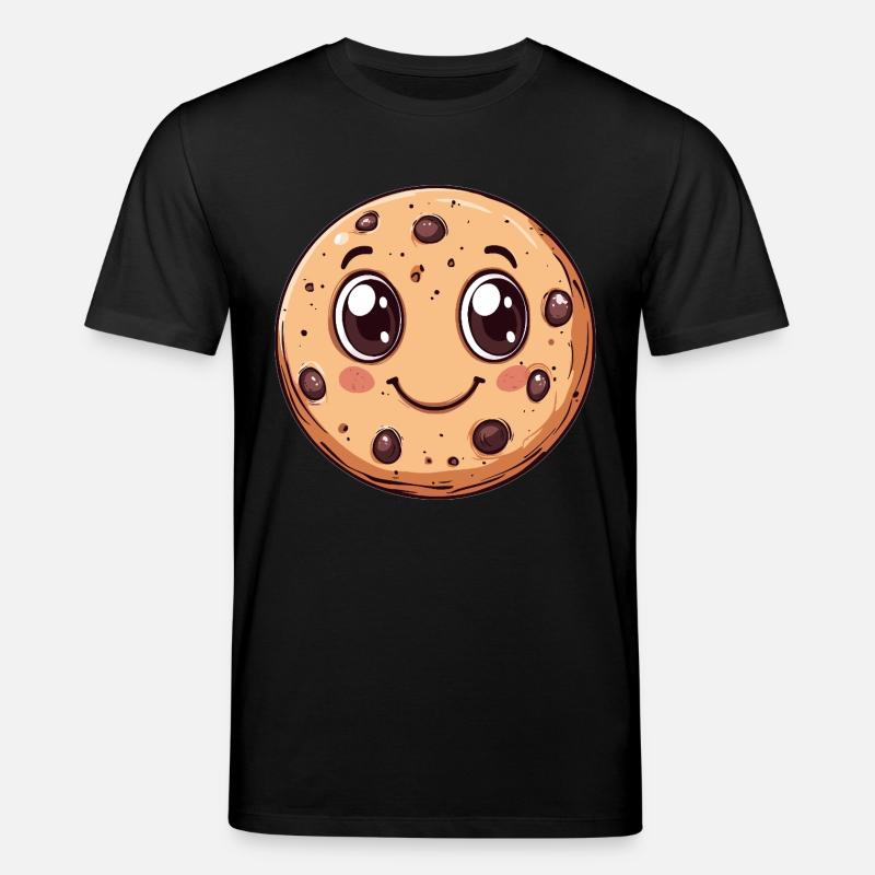 Keks mit Kulleraugen - Stanley/Stella Unisex Bio-T-Shirt CREATOR  - Schwarz