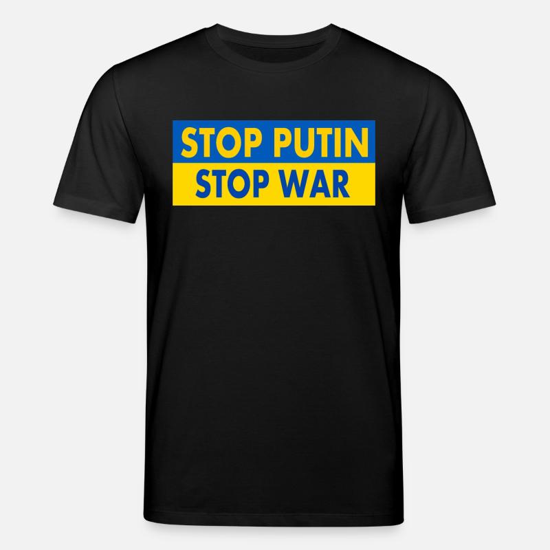 Stop war - Stanley/Stella Unisex Bio-T-Shirt CREATOR  - Schwarz
