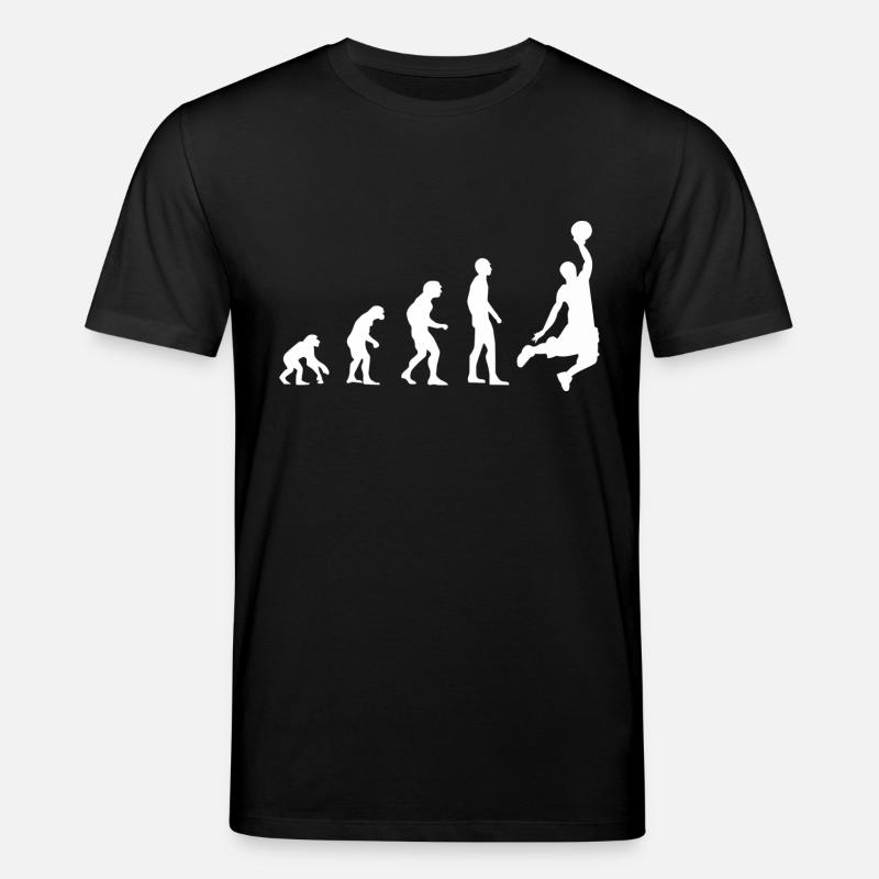 Basketball Evolution | Basketball - Stanley/Stella Unisex Bio-T-Shirt CREATOR  - Schwarz