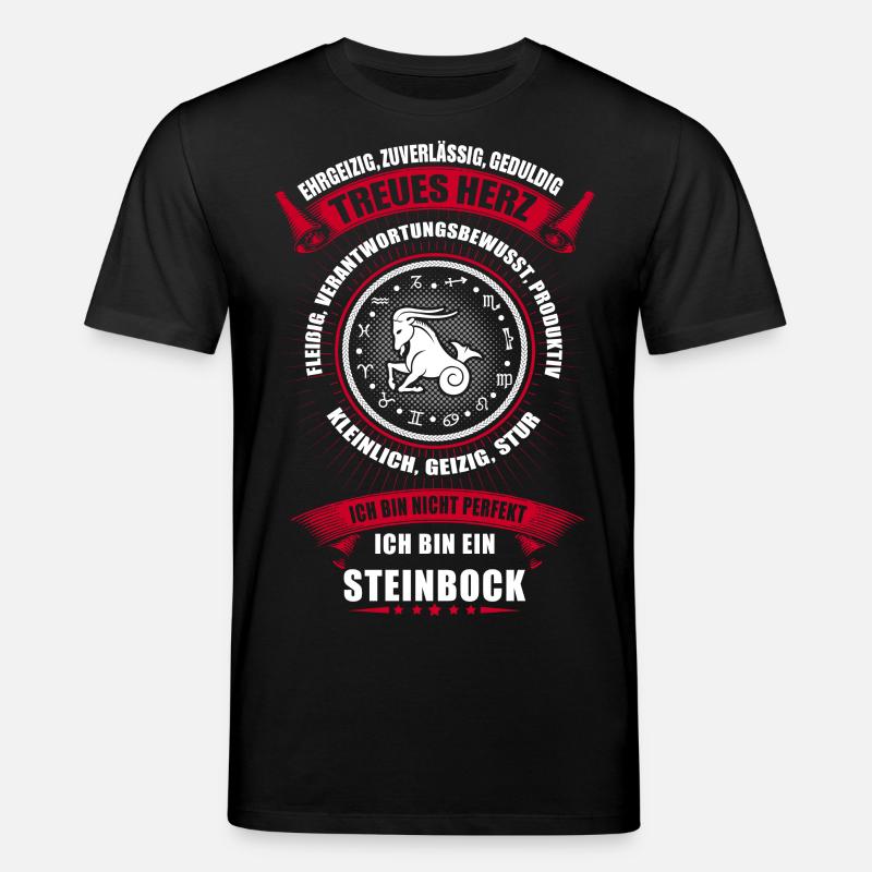 Steinbock Sternzeichen Horoskop - Stanley/Stella Unisex Bio-T-Shirt CREATOR  - Schwarz