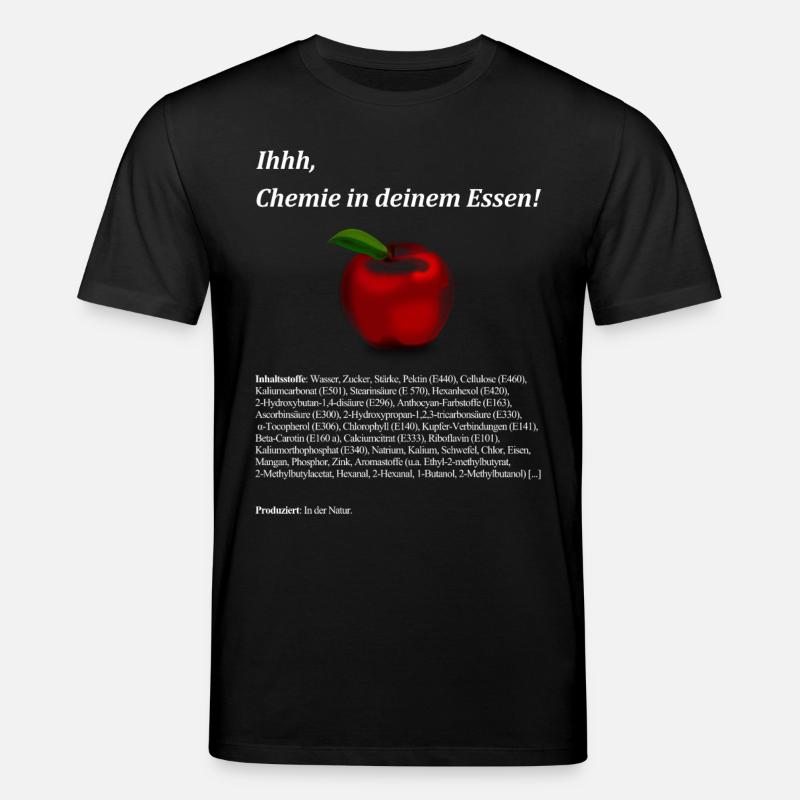 Apfel - Stanley/Stella Unisex Bio-T-Shirt CREATOR  - Schwarz