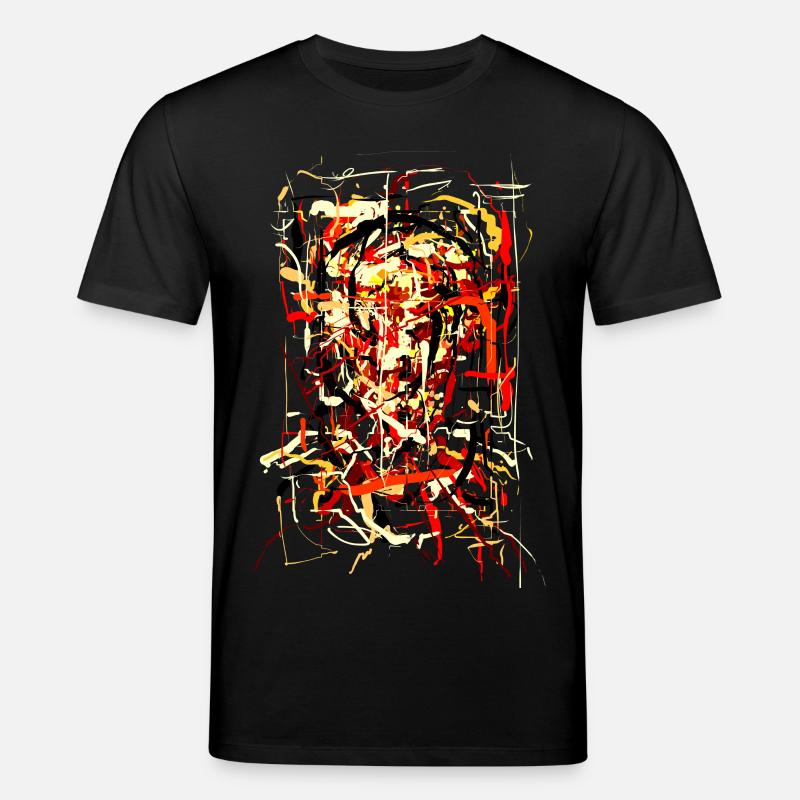 Flammender Teufel - Stanley/Stella Unisex Bio-T-Shirt CREATOR  - Schwarz