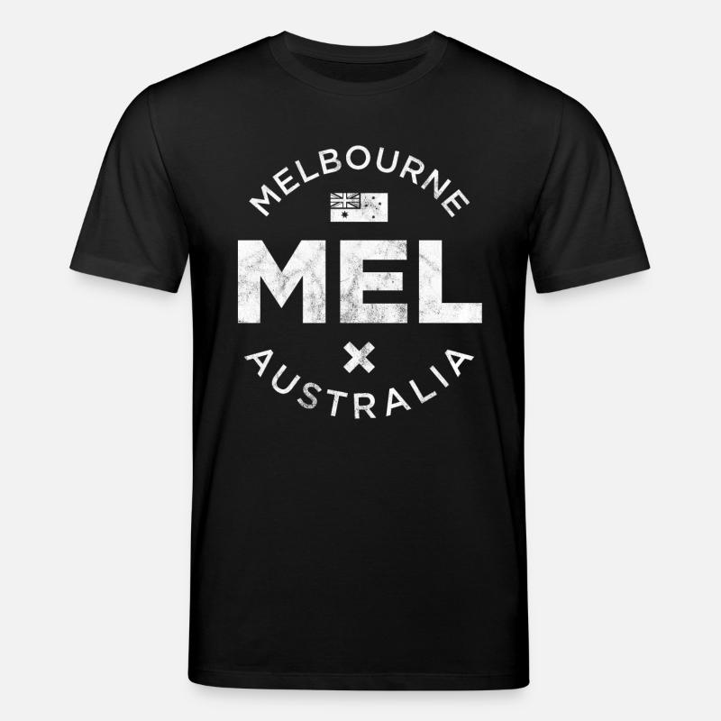 MEL, Melbourne Australien - Stanley/Stella Unisex Bio-T-Shirt CREATOR - Schwarz