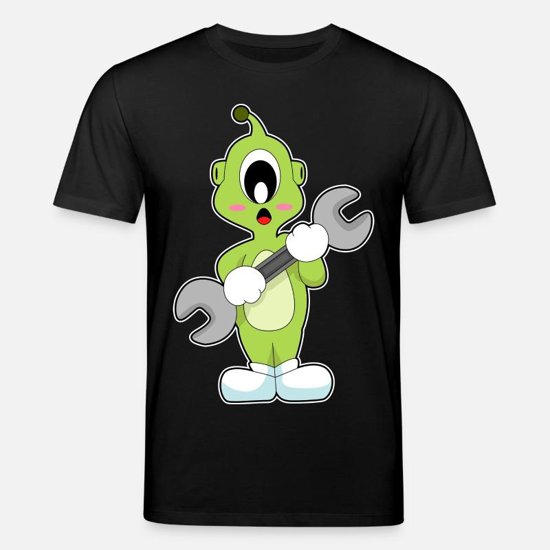 Clé d’artisan extraterrestre - T-shirt bio CREATOR Stanley/Stella Unisexe - noir